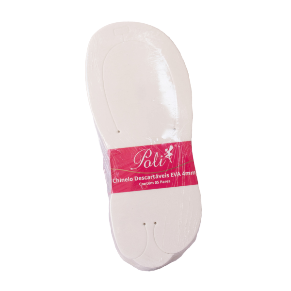 CHINELO EVA DESCARTÁVEL 4MM EMB C/05 PARES POLI