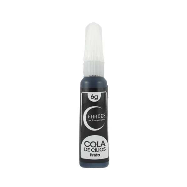 COLA FHACES P/CILIOS PRETA 6GR