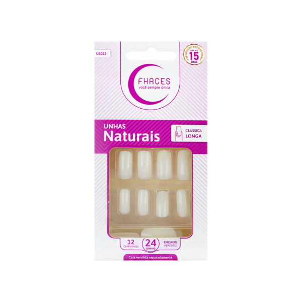 UNHAS FHACES NATURAL LONGA CLASSICA